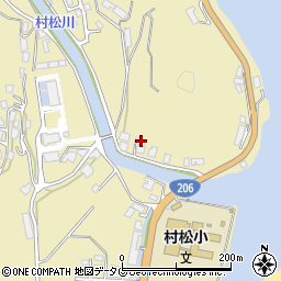 長崎県長崎市琴海村松町677-2周辺の地図