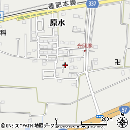 熊本県菊池郡菊陽町原水840-20周辺の地図