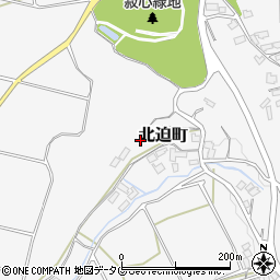 熊本県熊本市北区北迫町周辺の地図