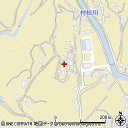 長崎県長崎市琴海村松町1504-3周辺の地図