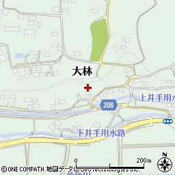 熊本県菊池郡大津町大林441周辺の地図