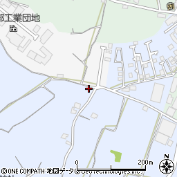 熊本県熊本市北区硯川町281-2周辺の地図