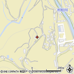 長崎県長崎市琴海村松町1506-2周辺の地図