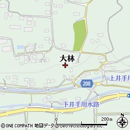 熊本県菊池郡大津町大林557周辺の地図