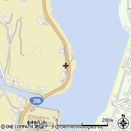 長崎県長崎市琴海村松町664周辺の地図