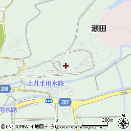 熊本県菊池郡大津町大林591-1周辺の地図