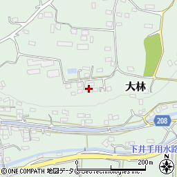 熊本県菊池郡大津町大林847-4周辺の地図