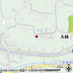 熊本県菊池郡大津町大林848周辺の地図