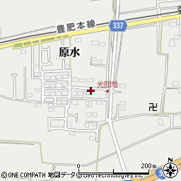 ガラス修理センター・菊陽店周辺の地図
