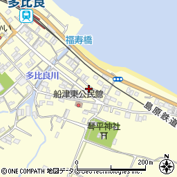 長崎県雲仙市国見町多比良乙19周辺の地図
