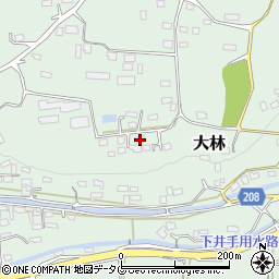 熊本県菊池郡大津町大林847-3周辺の地図