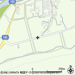 熊本県大津町（菊池郡）外牧周辺の地図