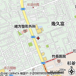 熊本県合志市幾久富1656-475周辺の地図