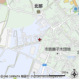 熊本県熊本市北区硯川町762-2周辺の地図