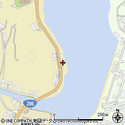 長崎県長崎市琴海村松町661周辺の地図