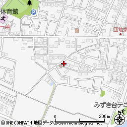 おそうじ本舗　熊本・武蔵店周辺の地図