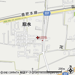 熊本県菊池郡菊陽町原水852-2周辺の地図