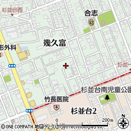 熊本県合志市幾久富1656-686周辺の地図