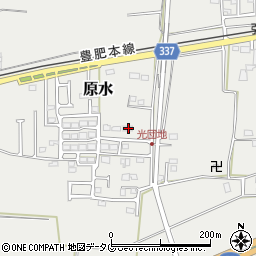 熊本県菊池郡菊陽町原水852周辺の地図