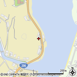 長崎県長崎市琴海村松町651周辺の地図
