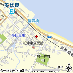 長崎県雲仙市国見町多比良乙24周辺の地図