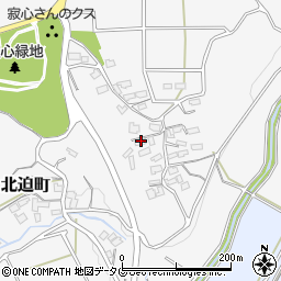 熊本県熊本市北区北迫町405周辺の地図