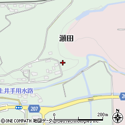 熊本県菊池郡大津町大林599周辺の地図