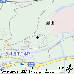 熊本県菊池郡大津町大林597周辺の地図