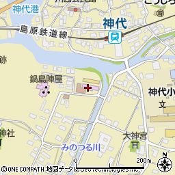 雲仙市国見神代くうじ（小路）歴史文化公園歴史民俗資料館周辺の地図