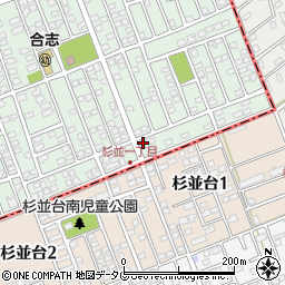 熊本県合志市幾久富1656-273周辺の地図