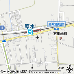 熊本県菊池郡菊陽町原水996-2周辺の地図