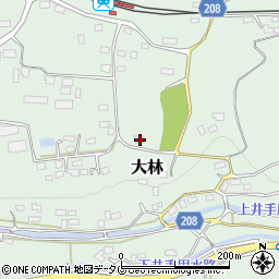 熊本県菊池郡大津町大林794周辺の地図