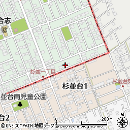 熊本県合志市幾久富1656-260周辺の地図