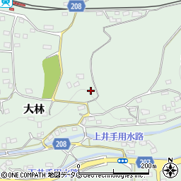 熊本県菊池郡大津町大林575周辺の地図