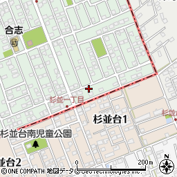 熊本県合志市幾久富1656-270周辺の地図