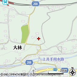 熊本県菊池郡大津町大林574周辺の地図