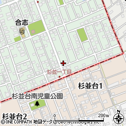 熊本県合志市幾久富1656-274周辺の地図