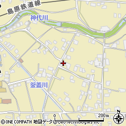 長崎県雲仙市国見町神代甲213周辺の地図