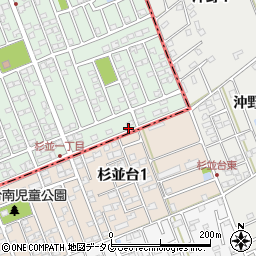熊本県合志市幾久富1656-263周辺の地図