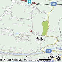熊本県菊池郡大津町大林841周辺の地図