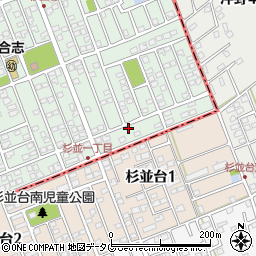 熊本県合志市幾久富1656-269周辺の地図