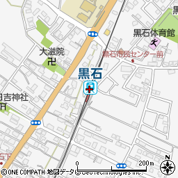 熊本県合志市周辺の地図