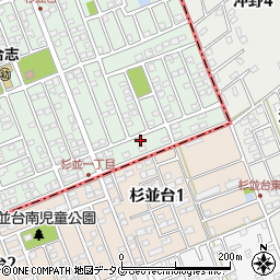 熊本県合志市幾久富1656-268周辺の地図