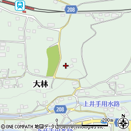 熊本県菊池郡大津町大林775周辺の地図