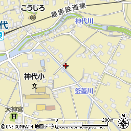 長崎県雲仙市国見町神代甲47周辺の地図