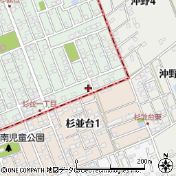 熊本県合志市幾久富1656-264周辺の地図