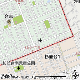 熊本県合志市幾久富1656-290周辺の地図