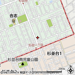 熊本県合志市幾久富1656-275周辺の地図