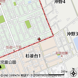 熊本県合志市幾久富1656-382周辺の地図