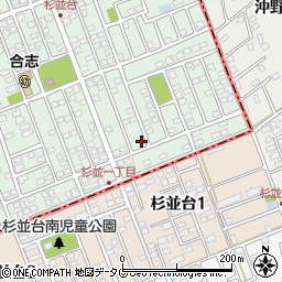 熊本県合志市幾久富1656-305周辺の地図